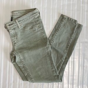 COPY - EUC Olive Green Mid Rise Jegging Jeans